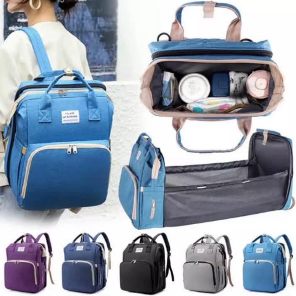 Title:
Multifunctional Portable
Folding Bed/Diaper Bag